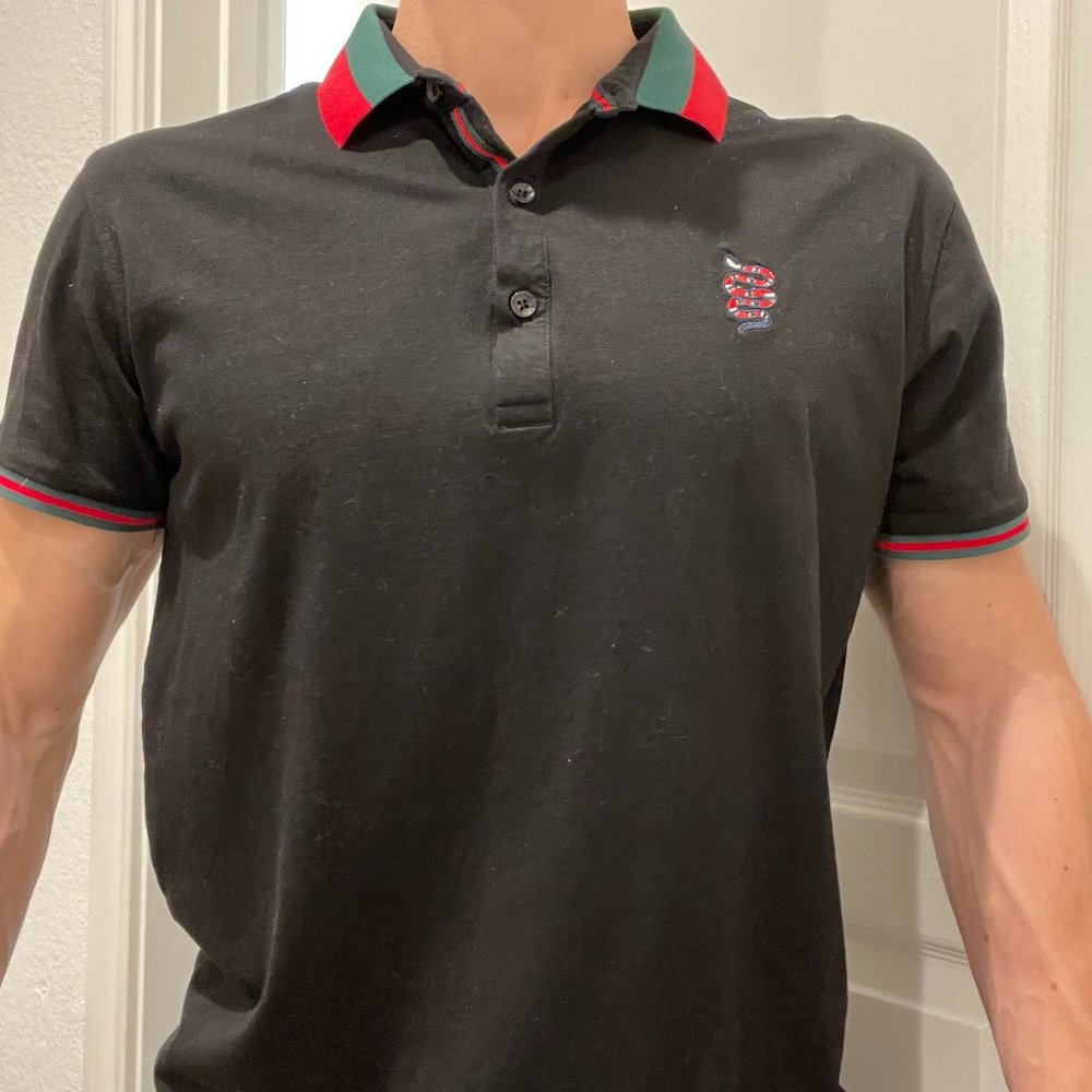 GUCCI Polo Shirt Black - Limited